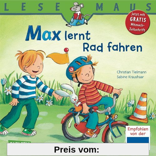 LESEMAUS, Band 20: Max lernt Rad fahren